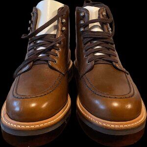 NWOT J Crew Size 7 Kenton Pacer Boots Chromexel, Burnished Tobacco